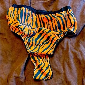 NWOT Solstice intimates Wild Tiger high waist thong size XL